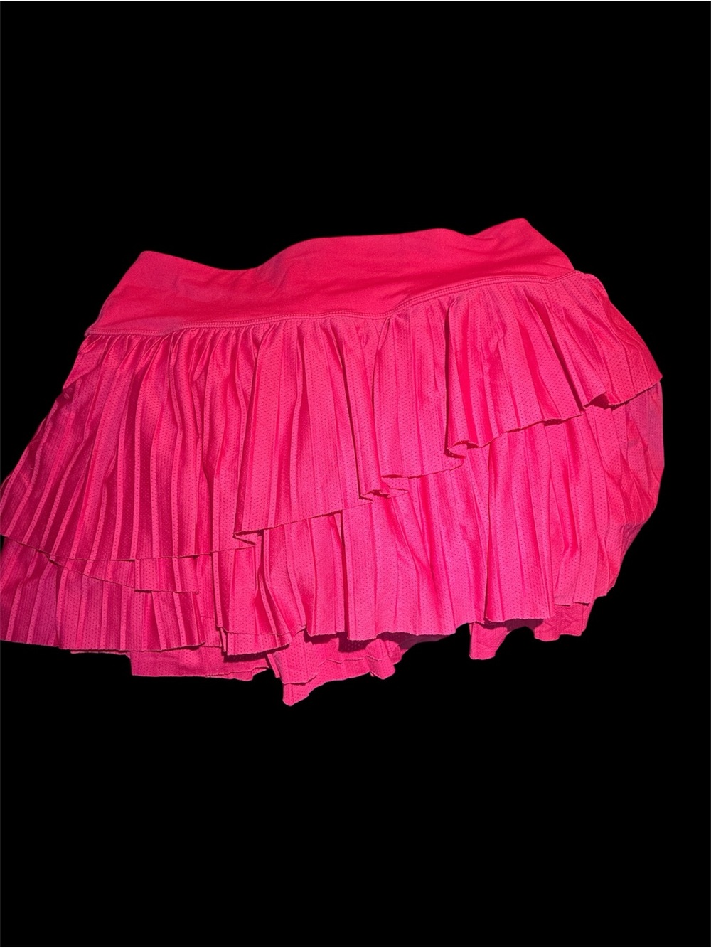 Ideology Watermelon Pink Tiered Pleated Tennis Skort Size Small EUC - Picture 1 of 4